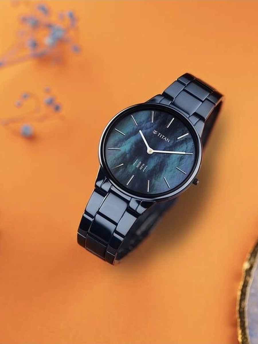 Women Quartz Movement Watch with Analog Display and Stainless Steel Strap - 2734QM02, Blue
