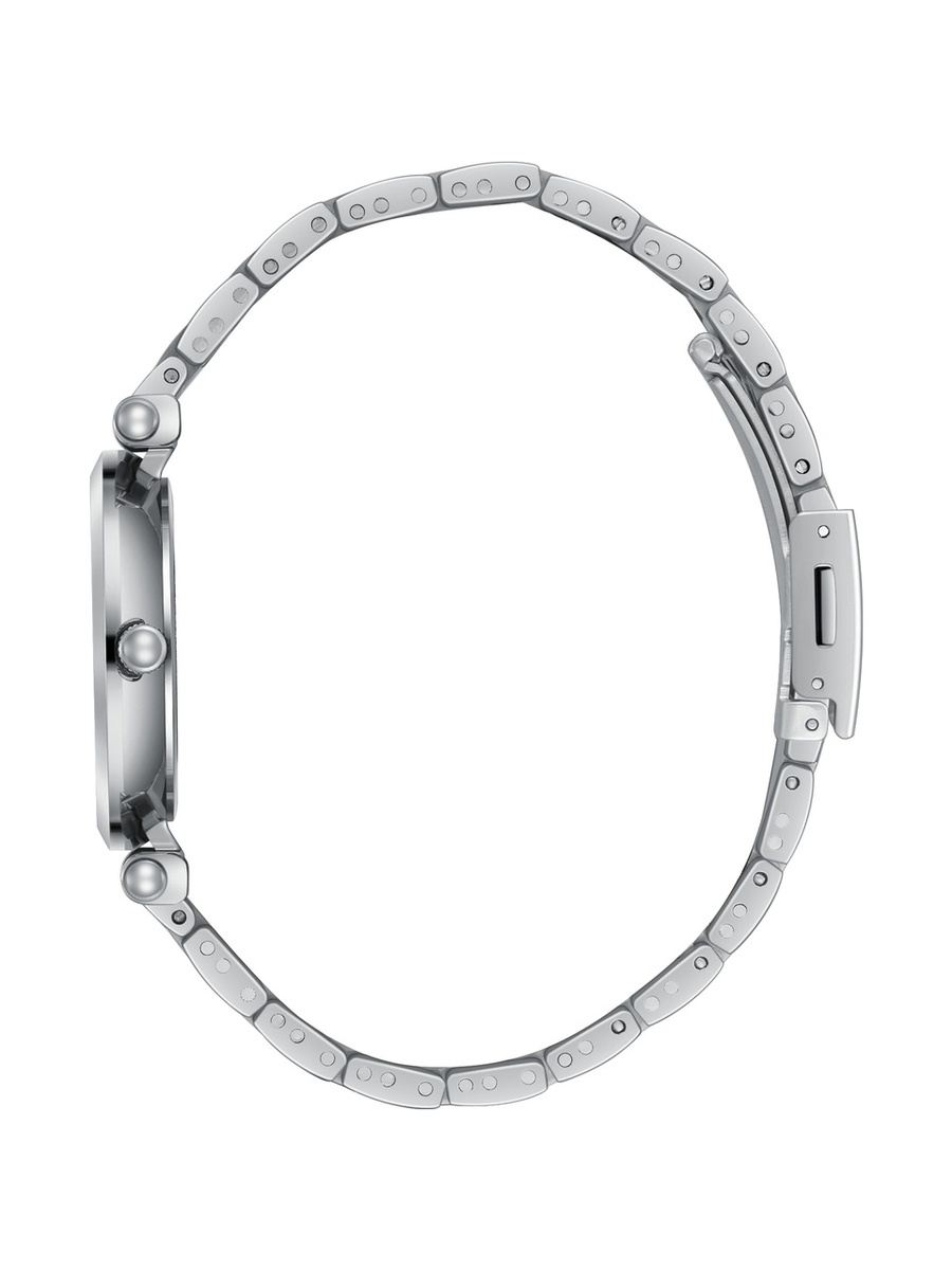 Women PE50 Movement Watch, Analog Display and Metal Strap - LC08290.300, Silver