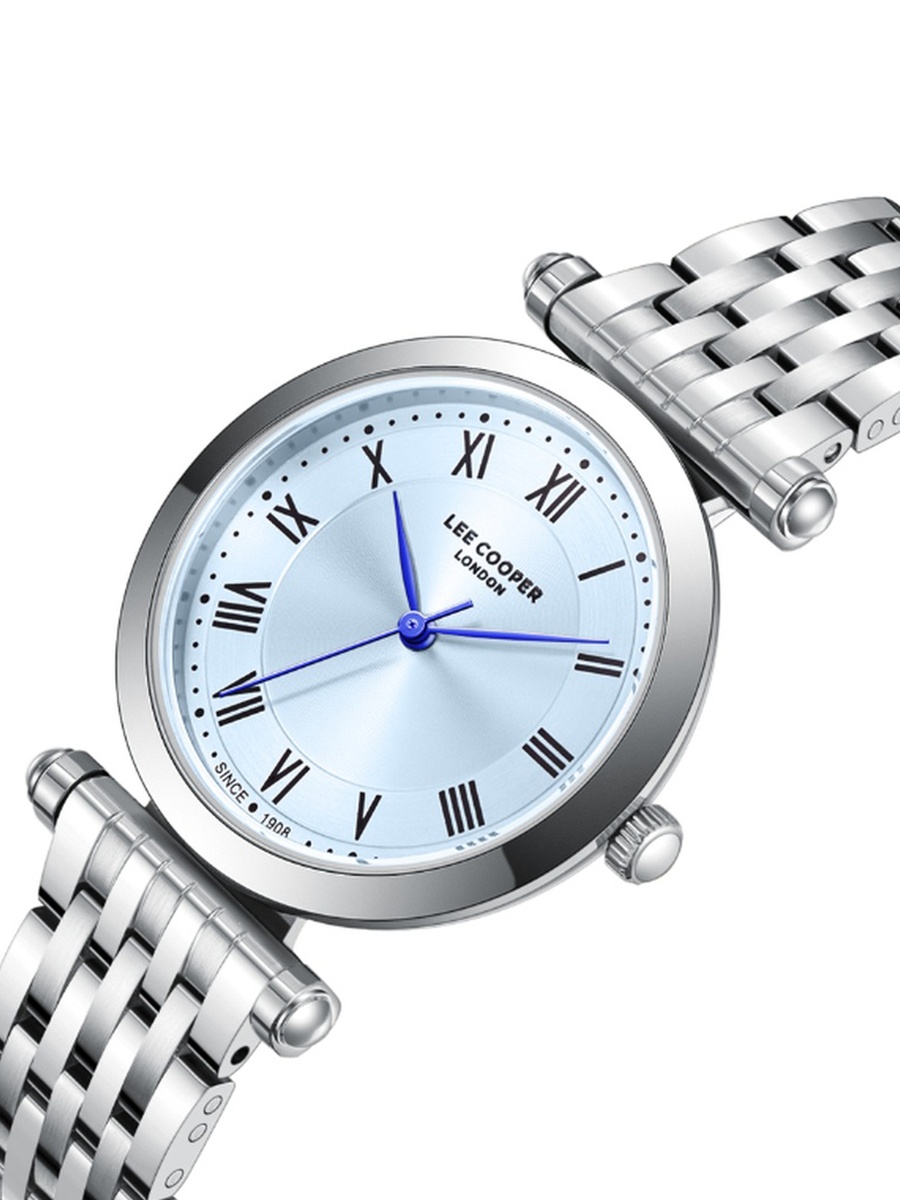 Women PE50 Movement Watch, Analog Display and Metal Strap - LC08290.300, Silver