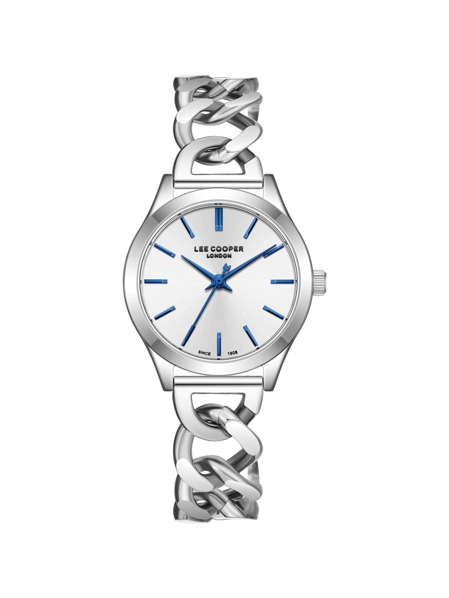 Women JP25 Movement Watch, Analog Display and Metal Strap - LC08291.330, Silver