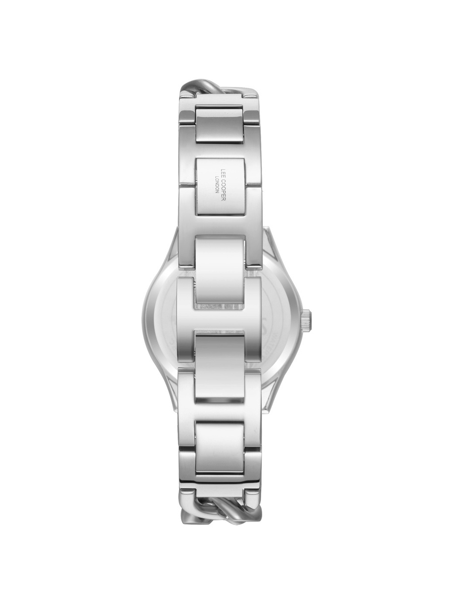 Women JP25 Movement Watch, Analog Display and Metal Strap - LC08291.330, Silver