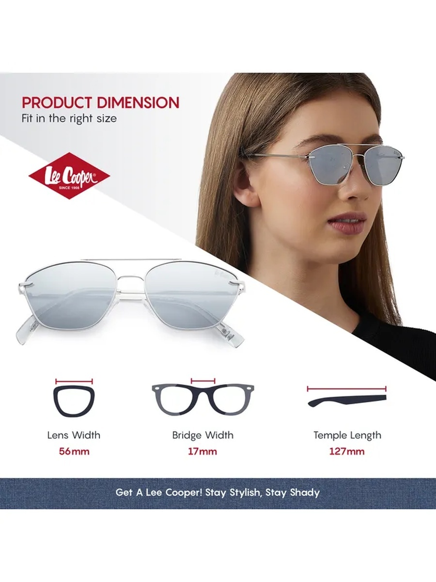 Women Polarized Mirror Lens Sunglasses - LC1210C01