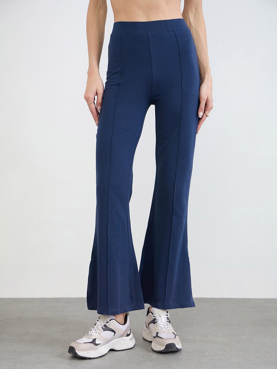 Pack of 2 - Solid Flared Leggings