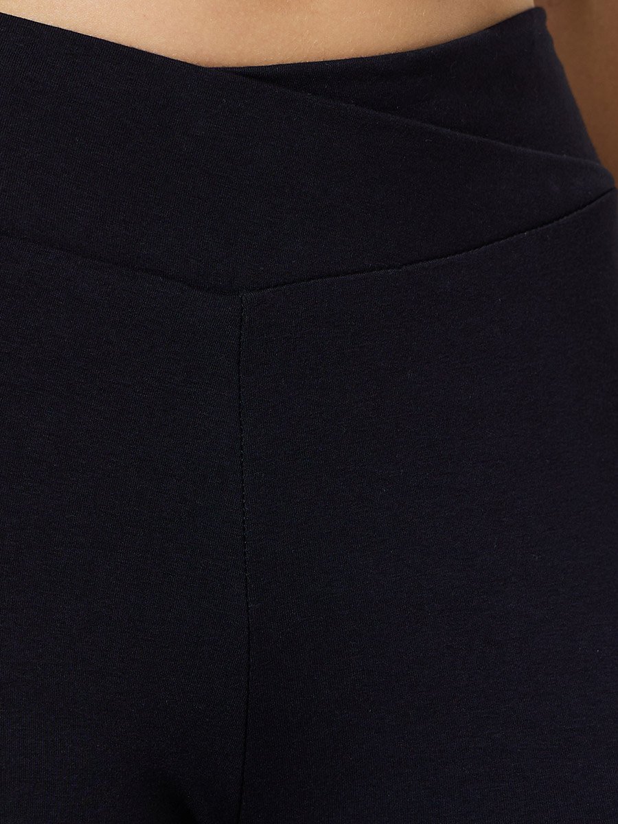 Pack of 2 - Black and Charcoal Solid Skinny Leggings