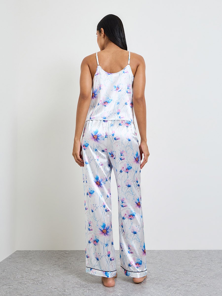Pack of 3 - Floral Print Cami, Shorts and Pyjama Set