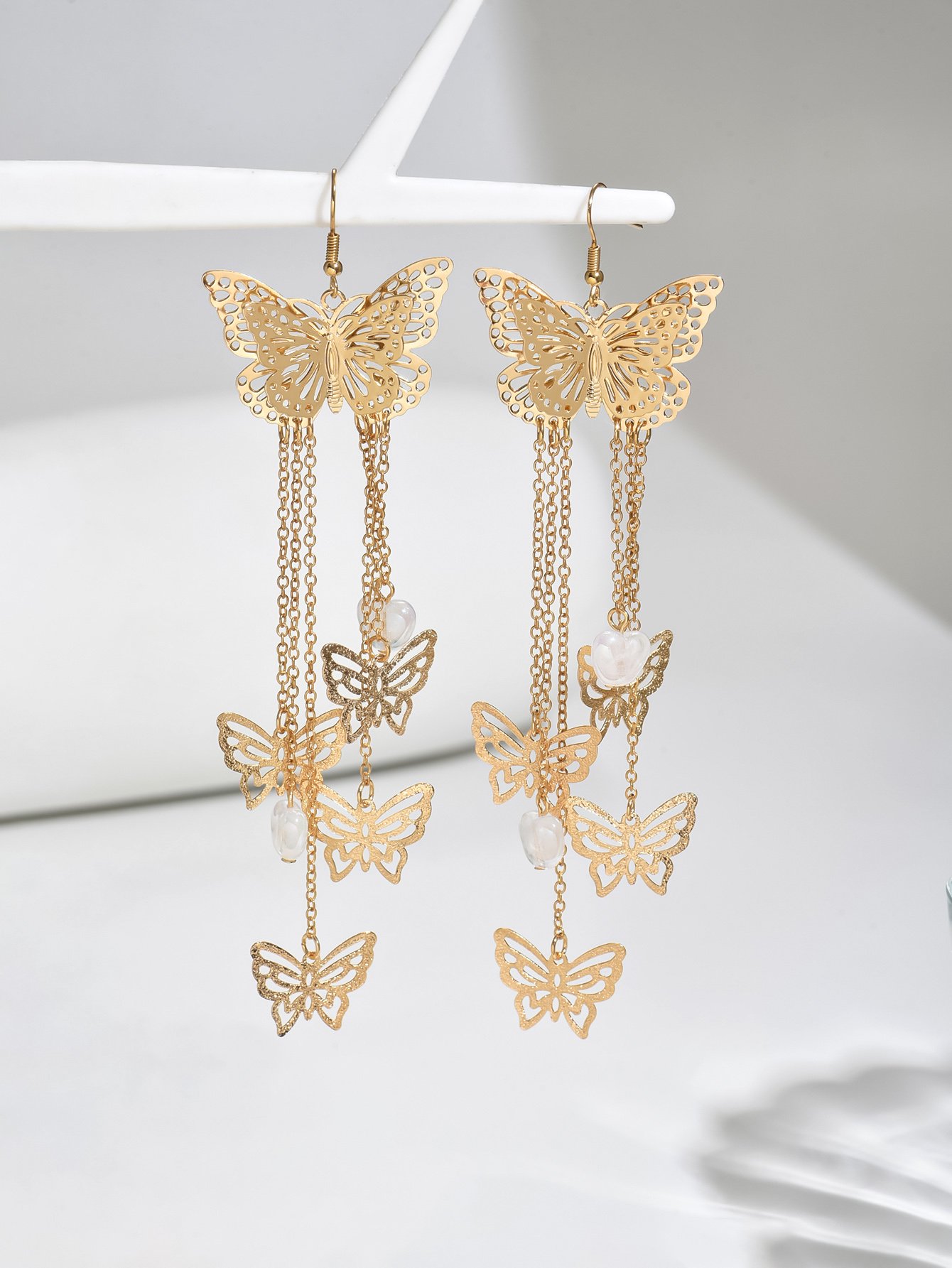 Butterfly Tassel Earrings