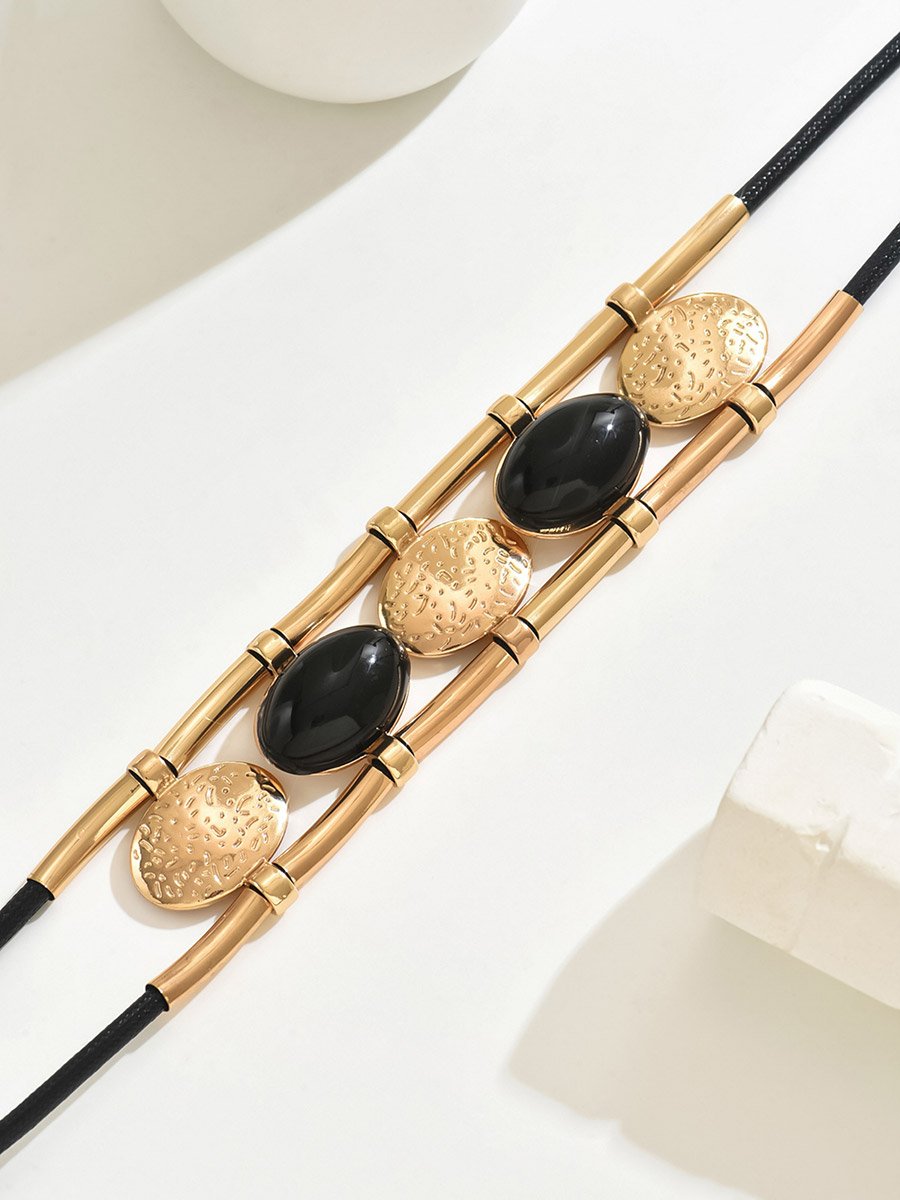 Black Punk Rock Choker Necklace