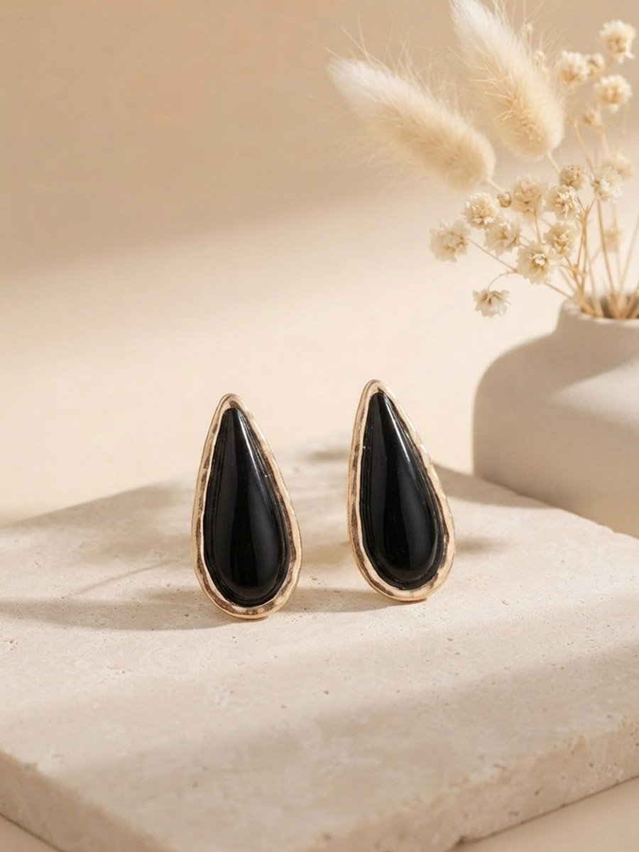 Gold Tone Earring Set