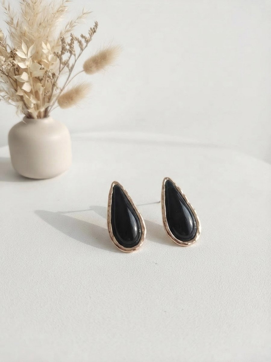 Gold Tone Earring Set