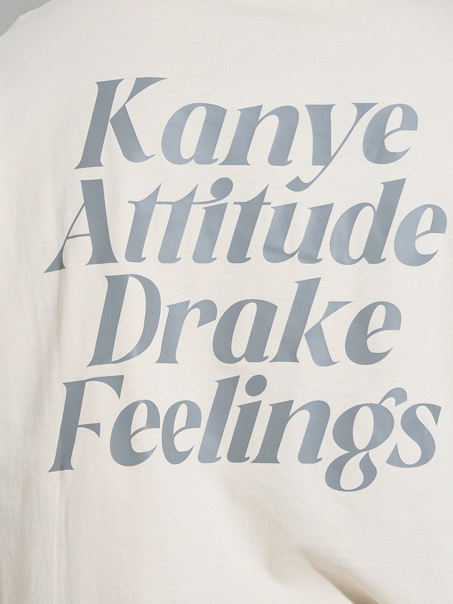 Men Oversize Back Graphic Print Terry T-Shirt