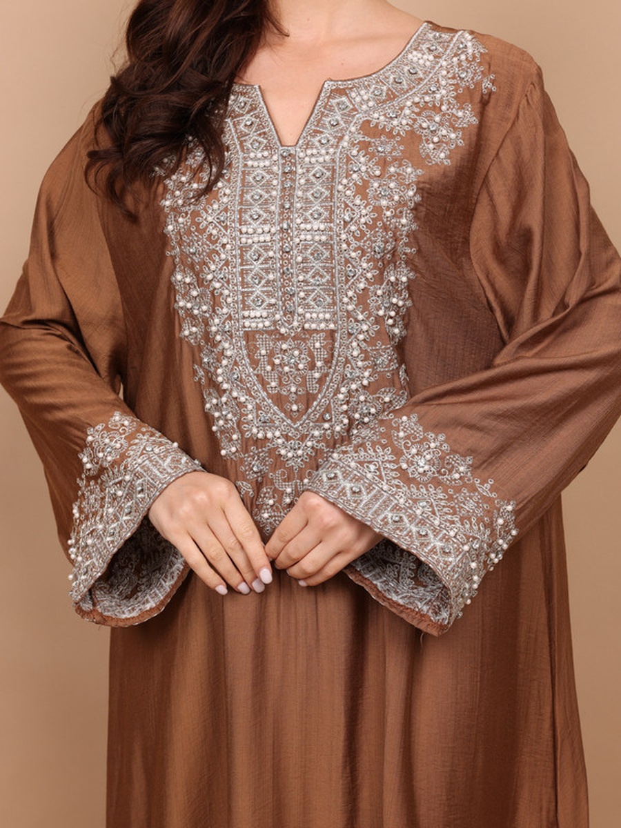Regal Threaded-Work Jalabiya