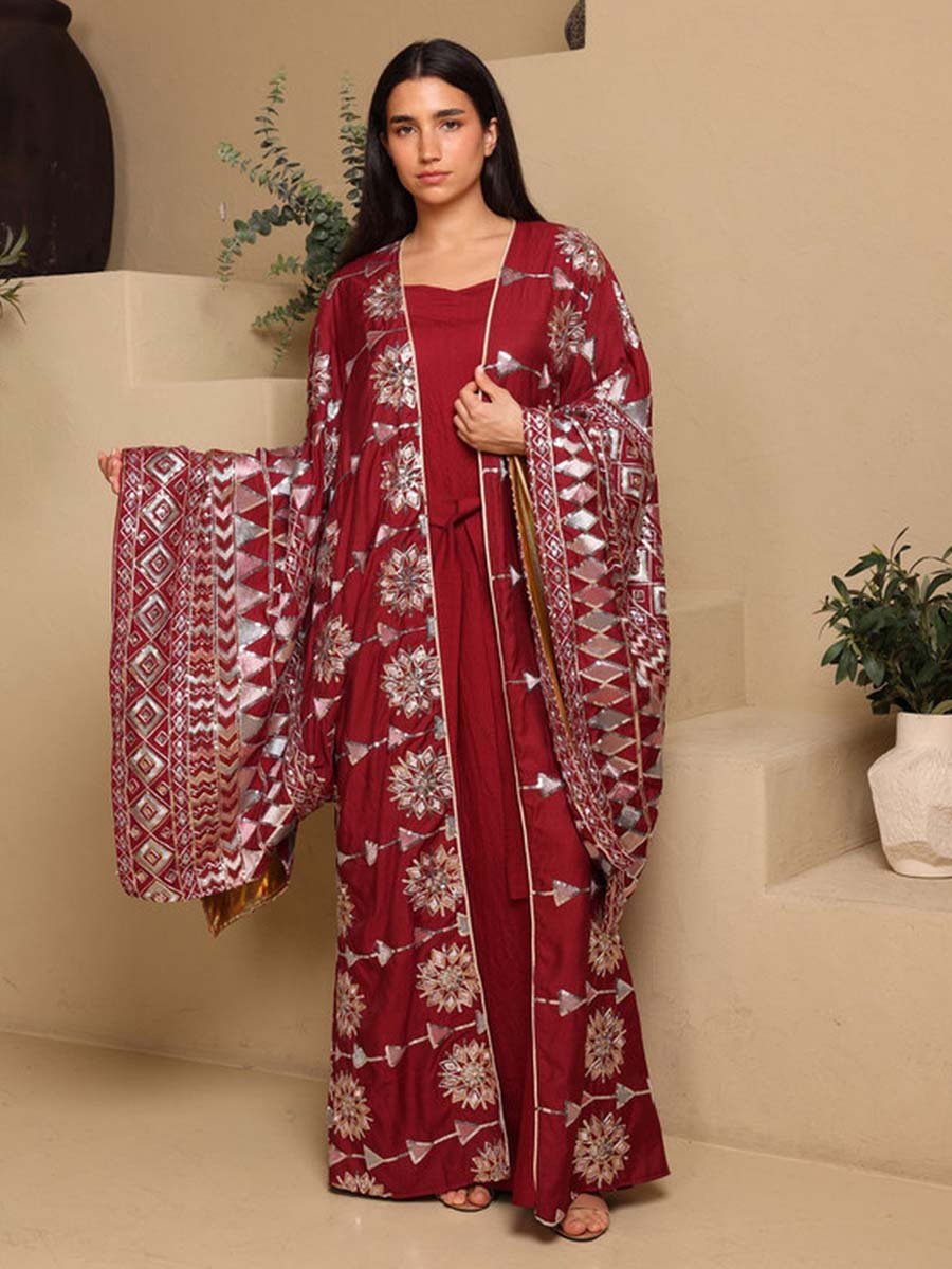 Sable Grace Wide Sleeves Jalabiya