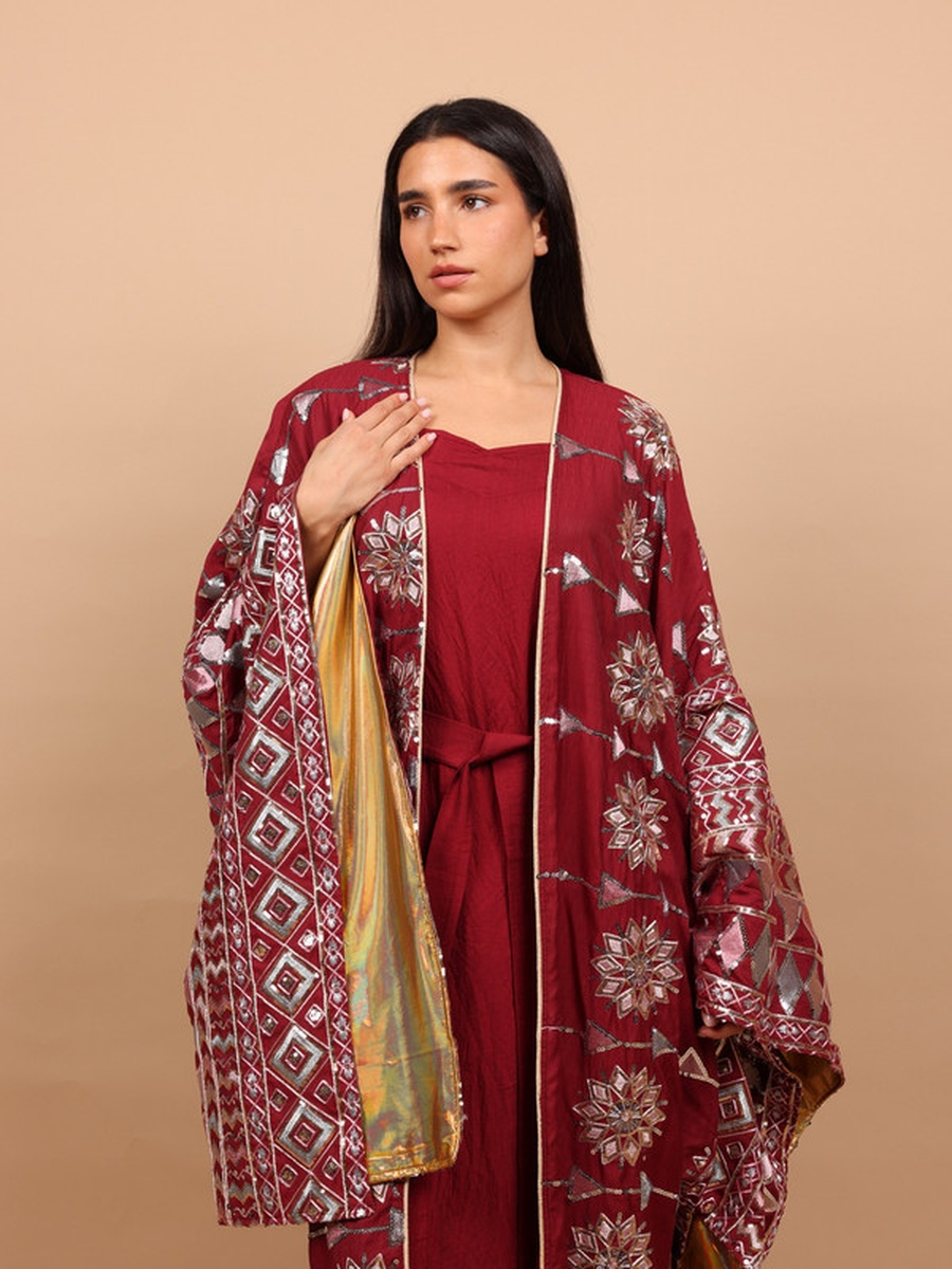 Sable Grace Wide Sleeves Jalabiya