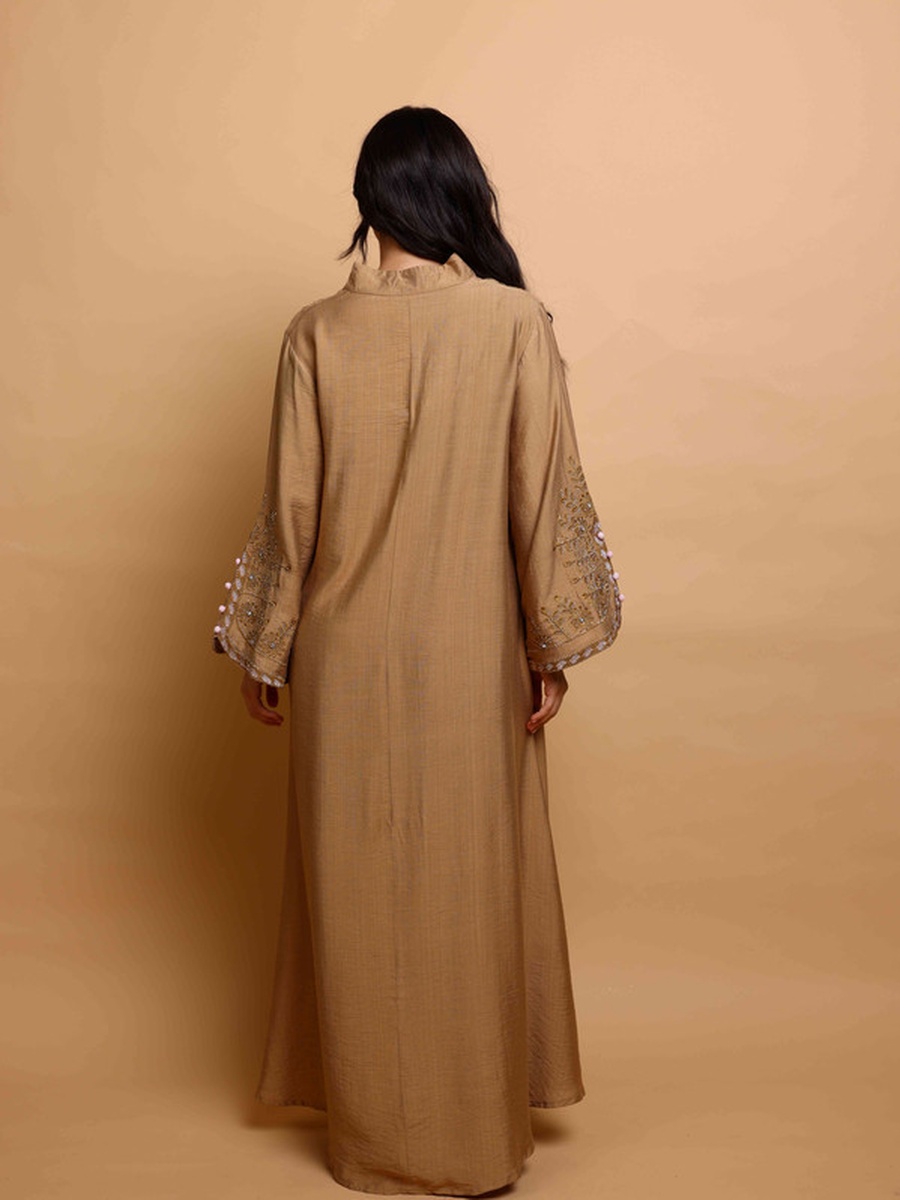 Nadine Embroidered Wide Cut Jalabiya