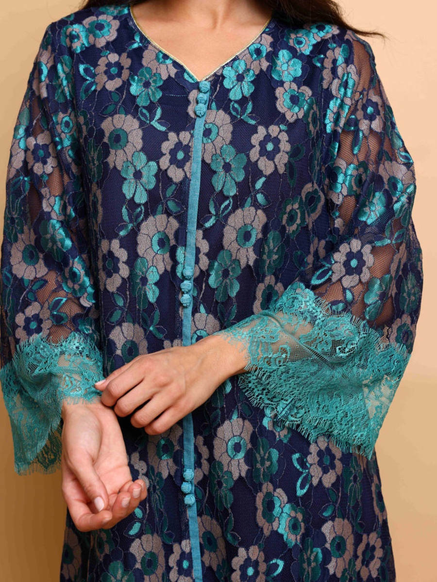 Eira Floral Lace Jalabiya