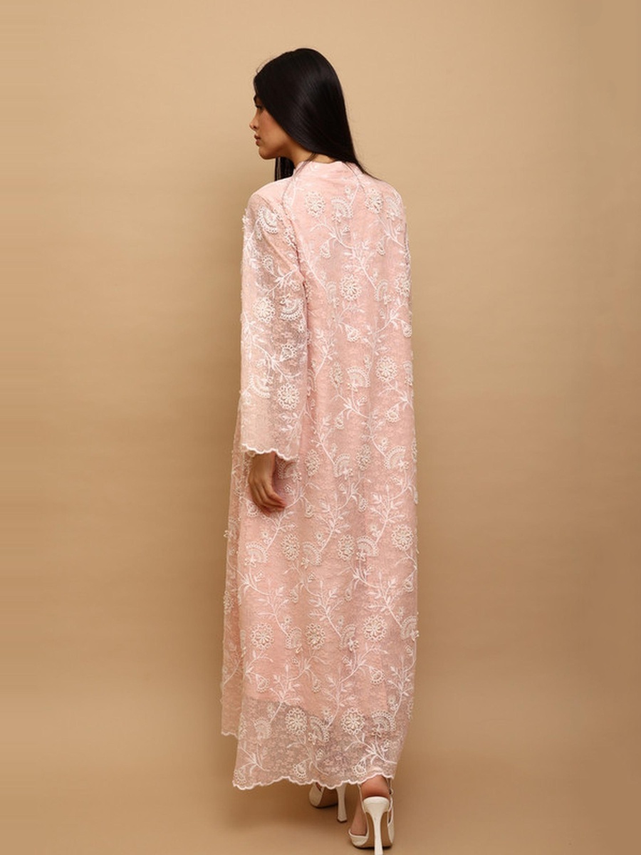 Malika Embroidered Tassel Detail Jalabiya