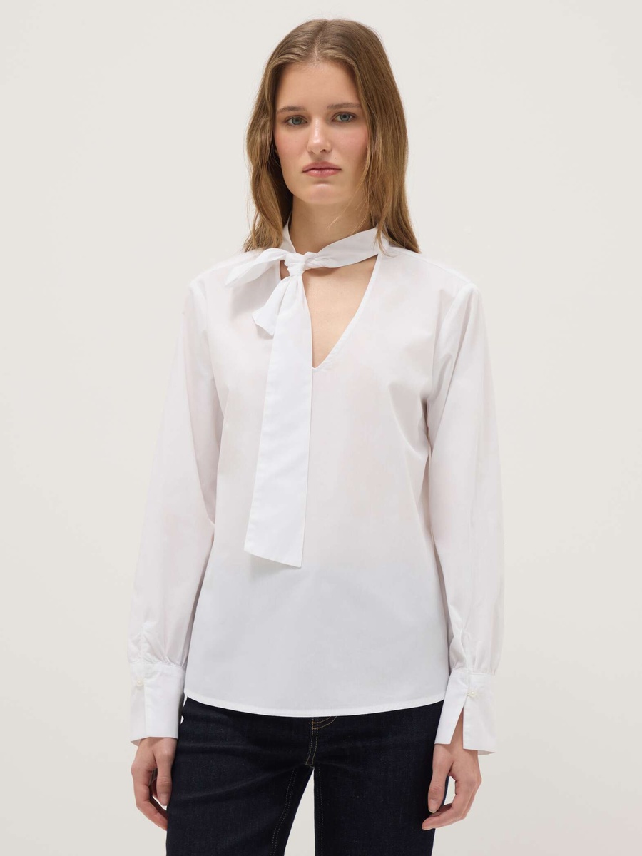 White Long Sleeve Blouse
