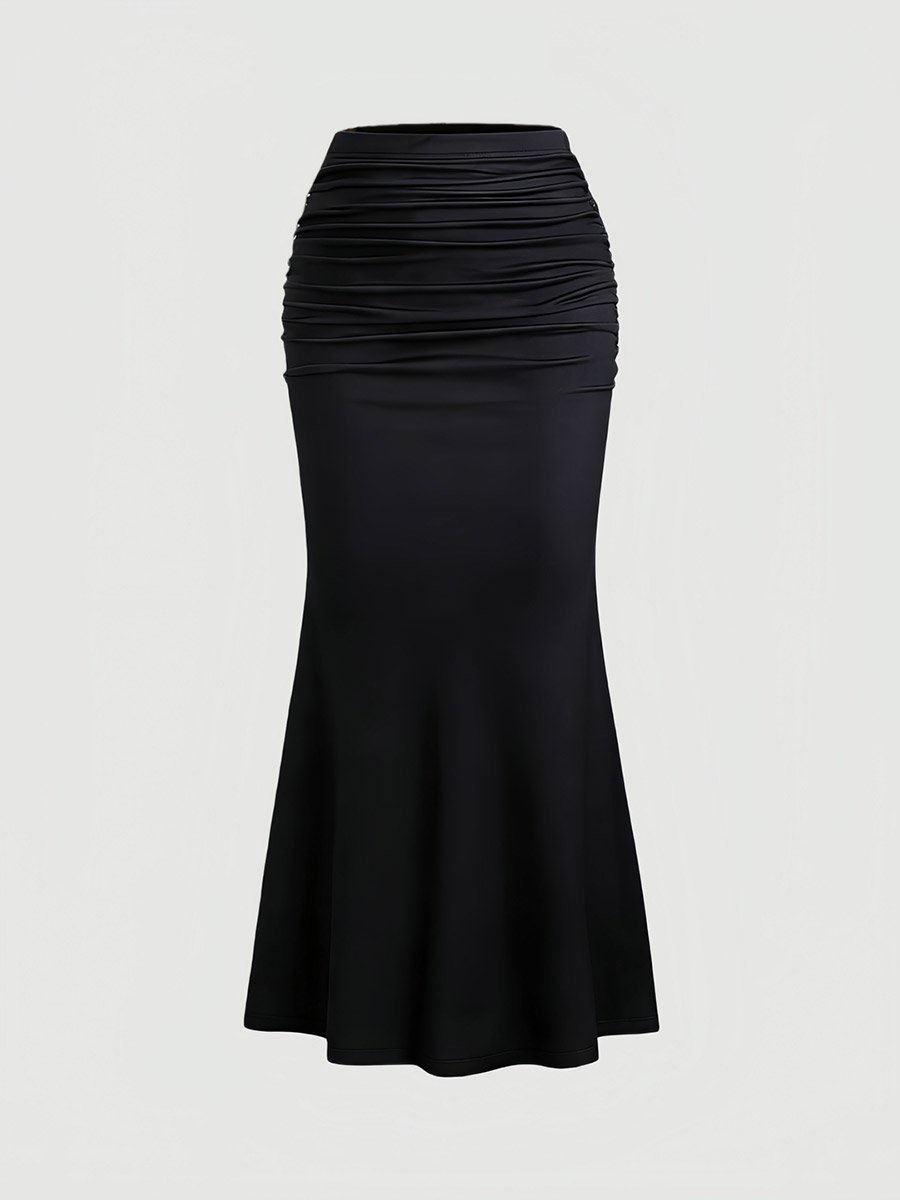 Black Bodycon Maxi Skirt