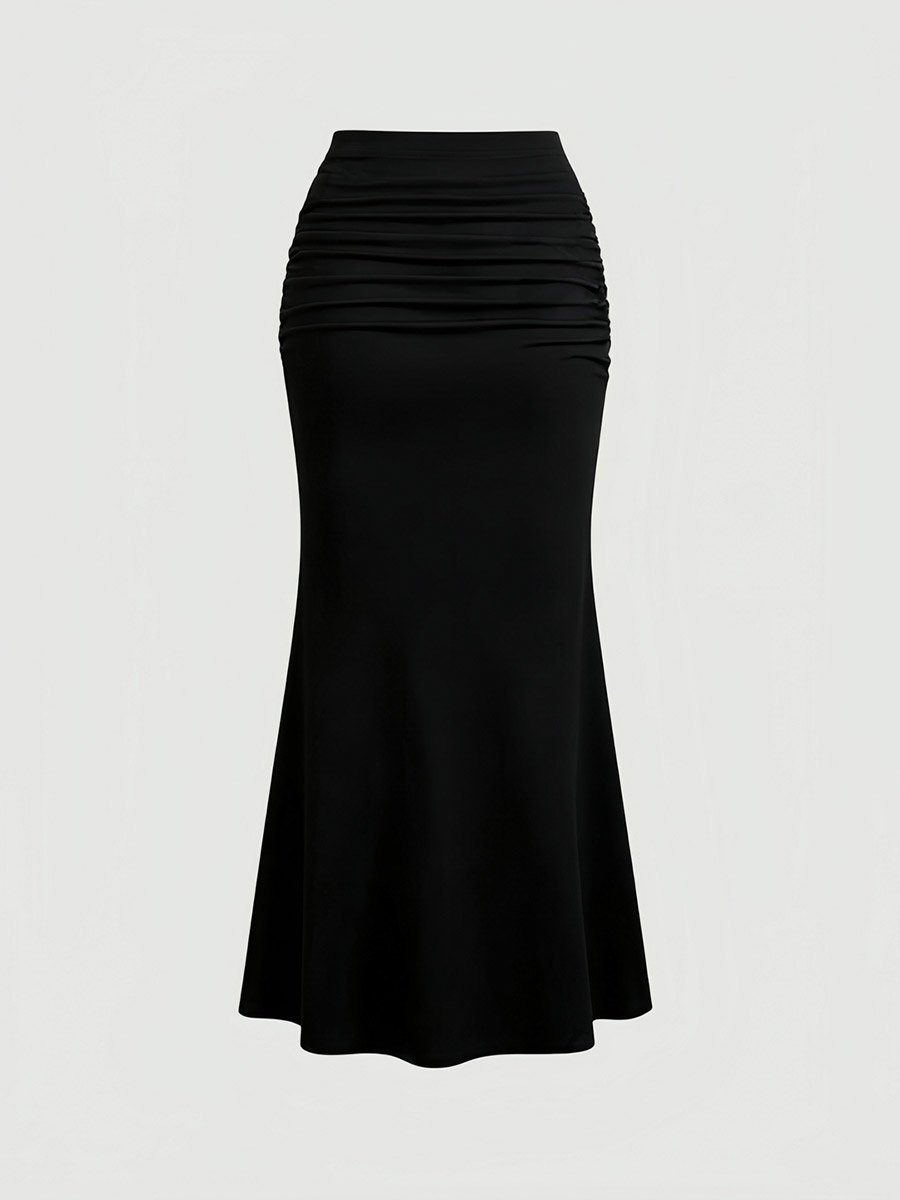 Black Bodycon Maxi Skirt