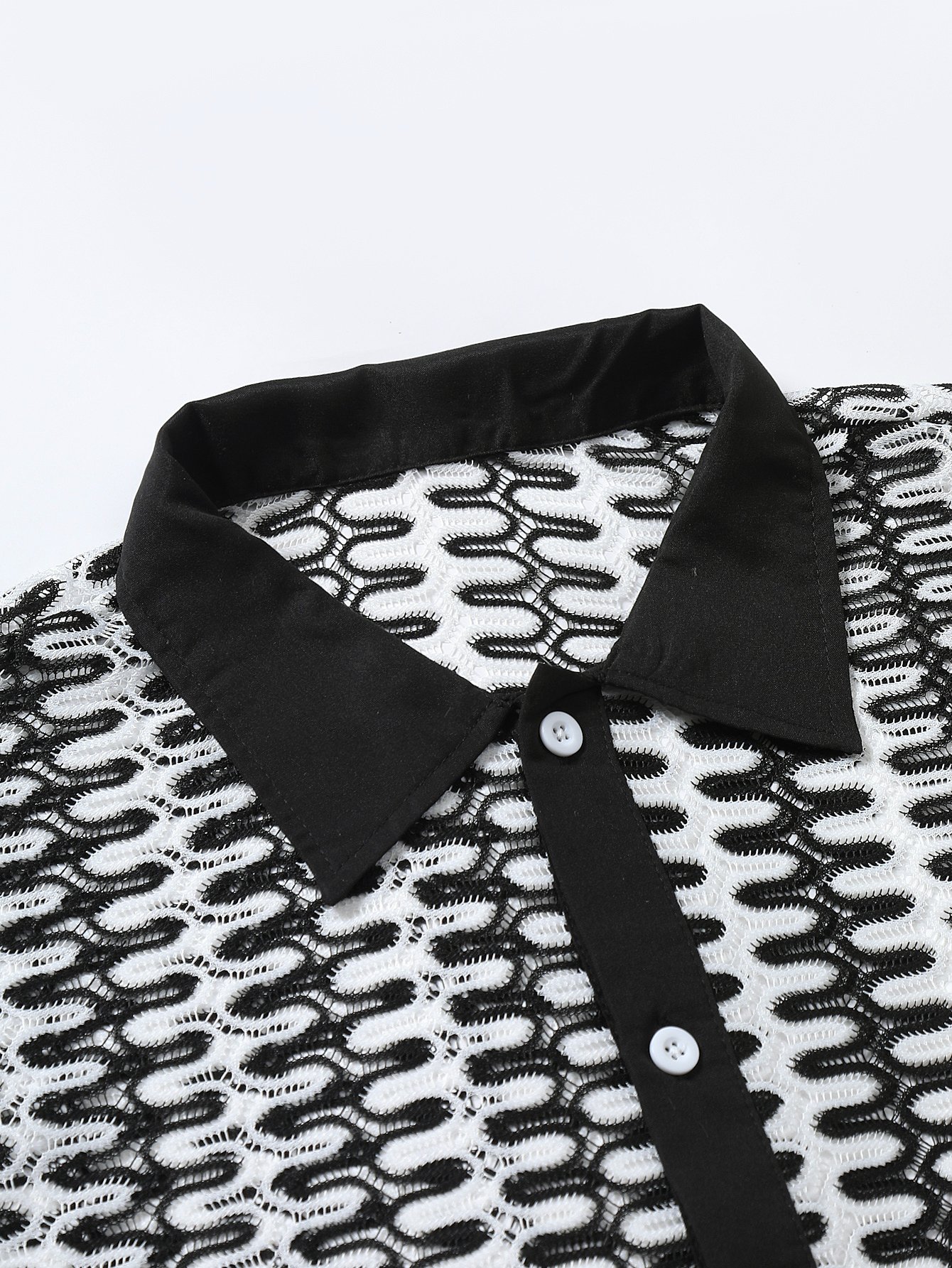 Men Geometric Print Shirt and Shorts Co-Ords