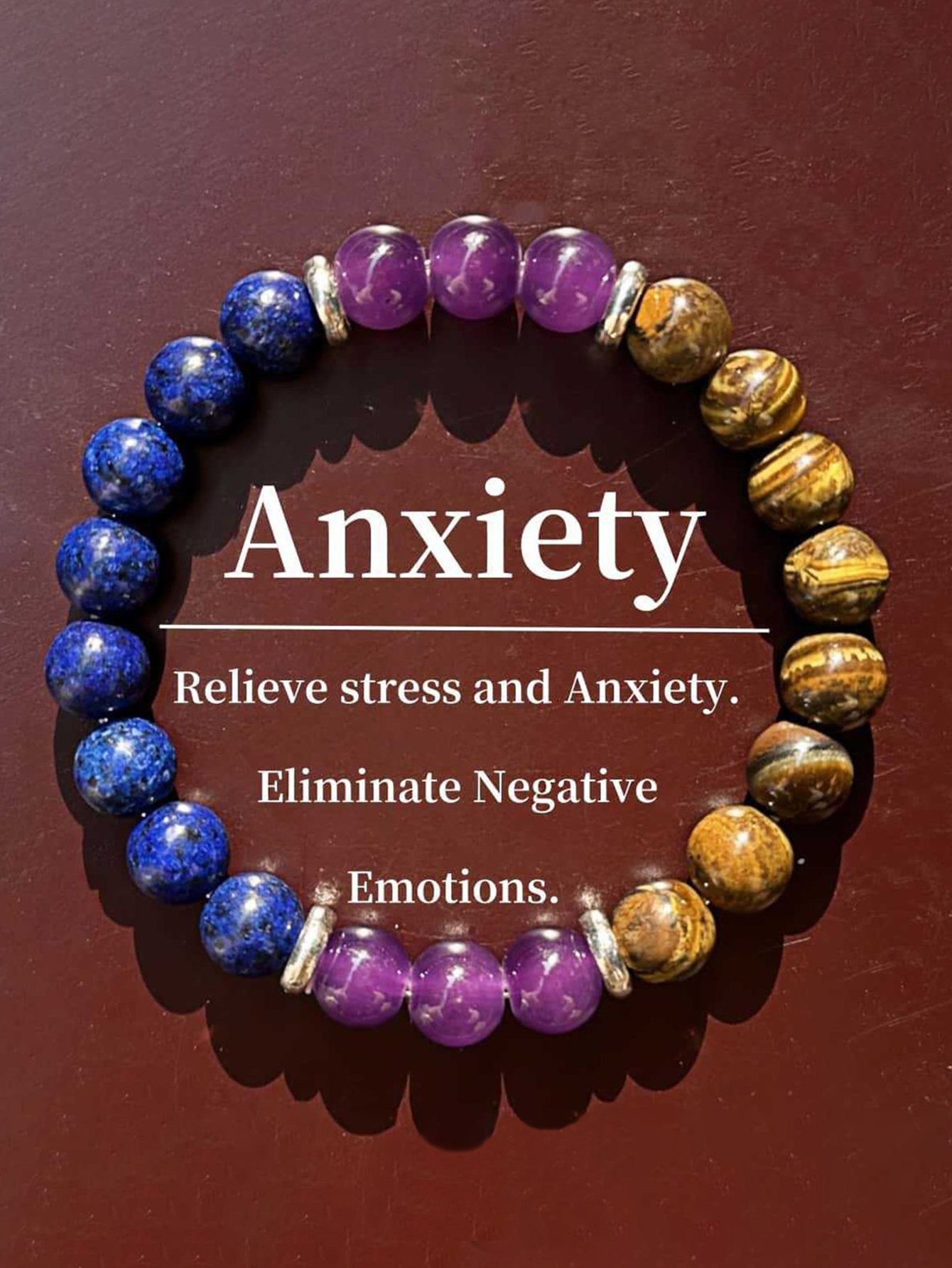 Anxiety Relief Gemstone Bracelet
