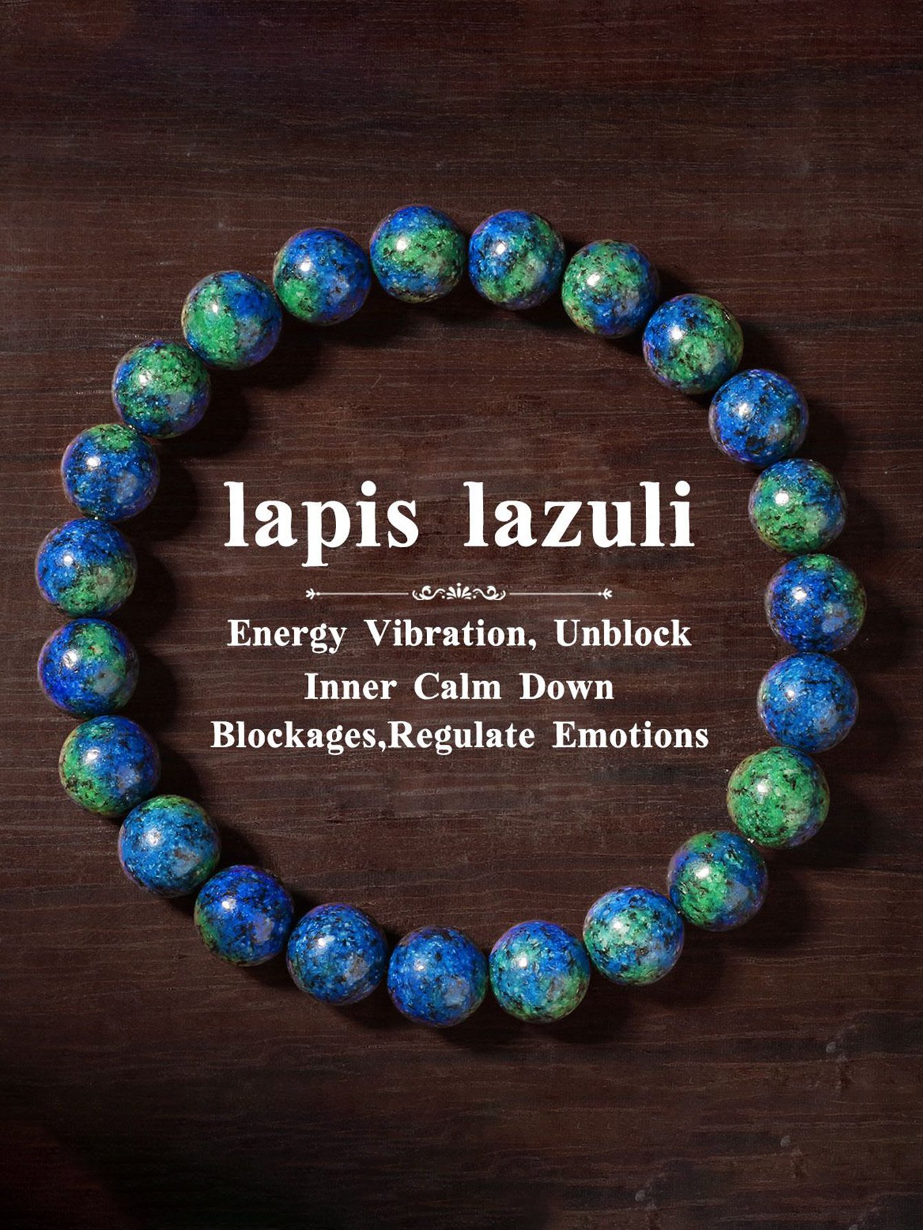 Lapis Lazuli Beaded Bracelet