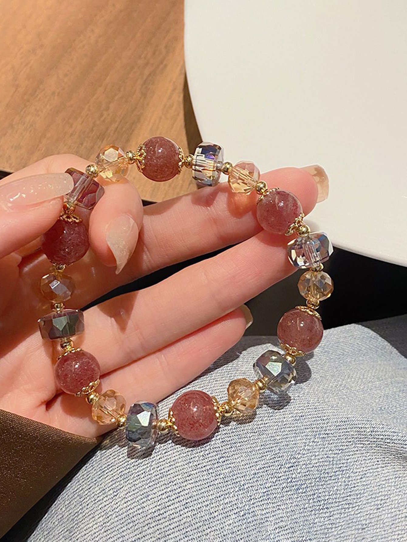 Beaded Crystal Bracelet
