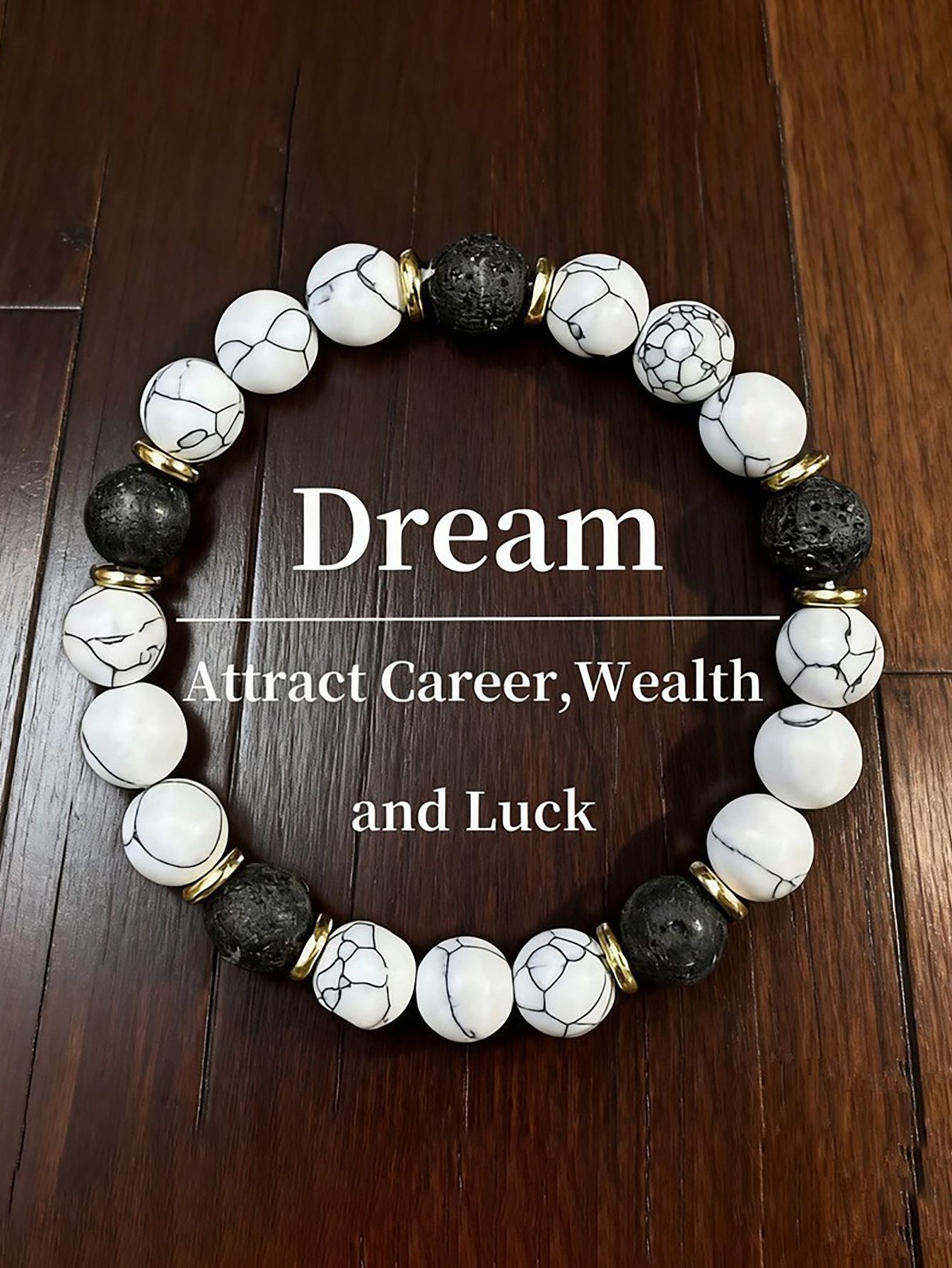 Dream Stone Beaded Bracelet