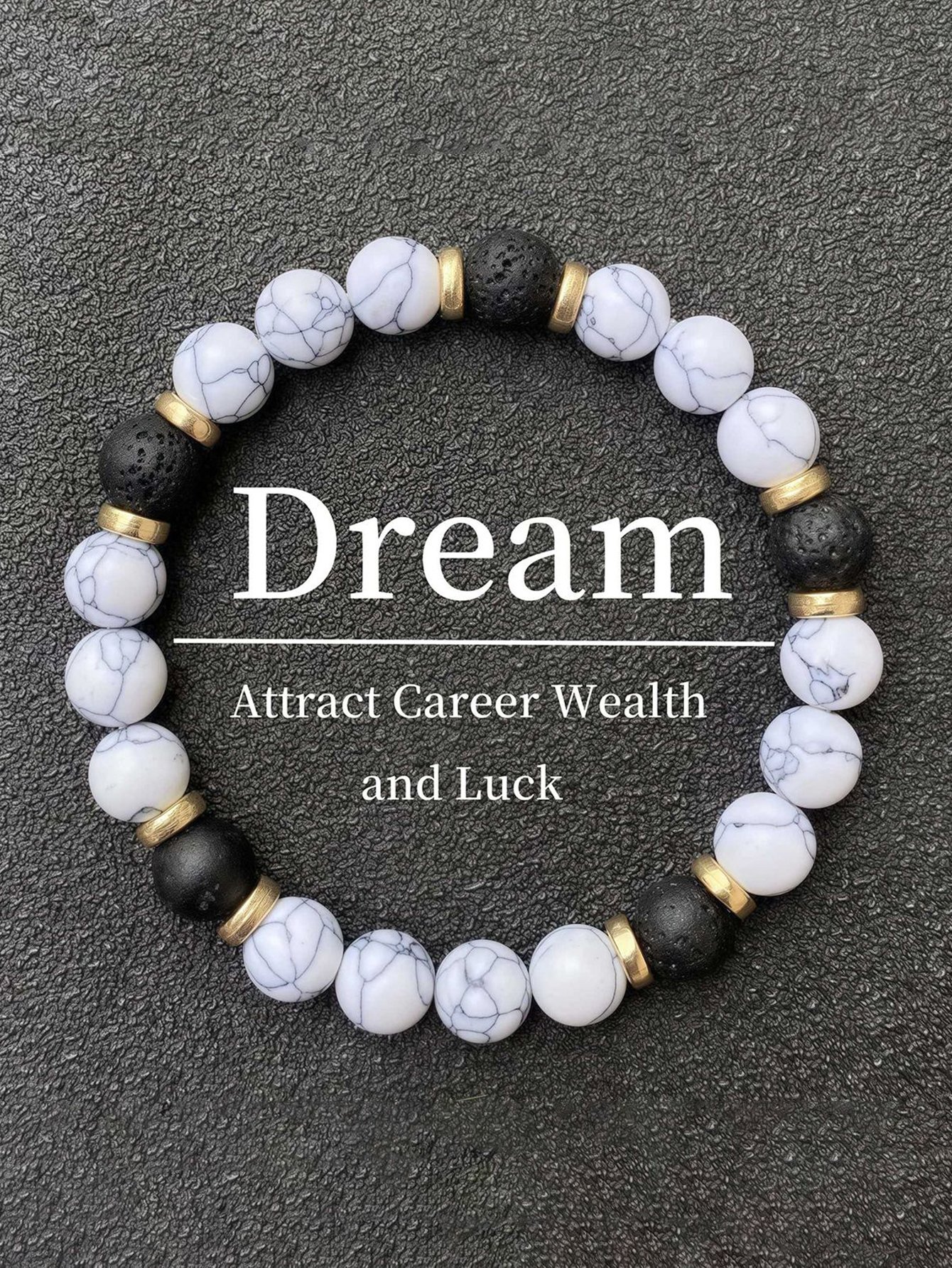 Dream Stone Beaded Bracelet