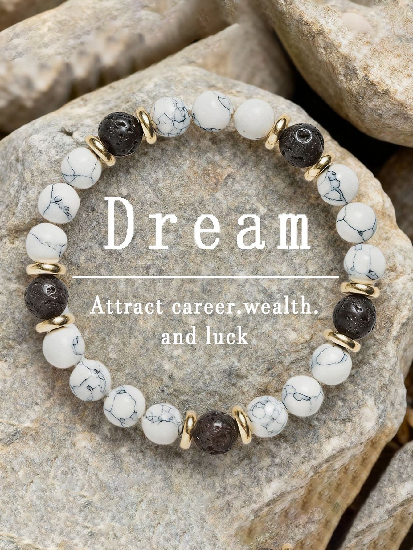 Dream Stone Beaded Bracelet