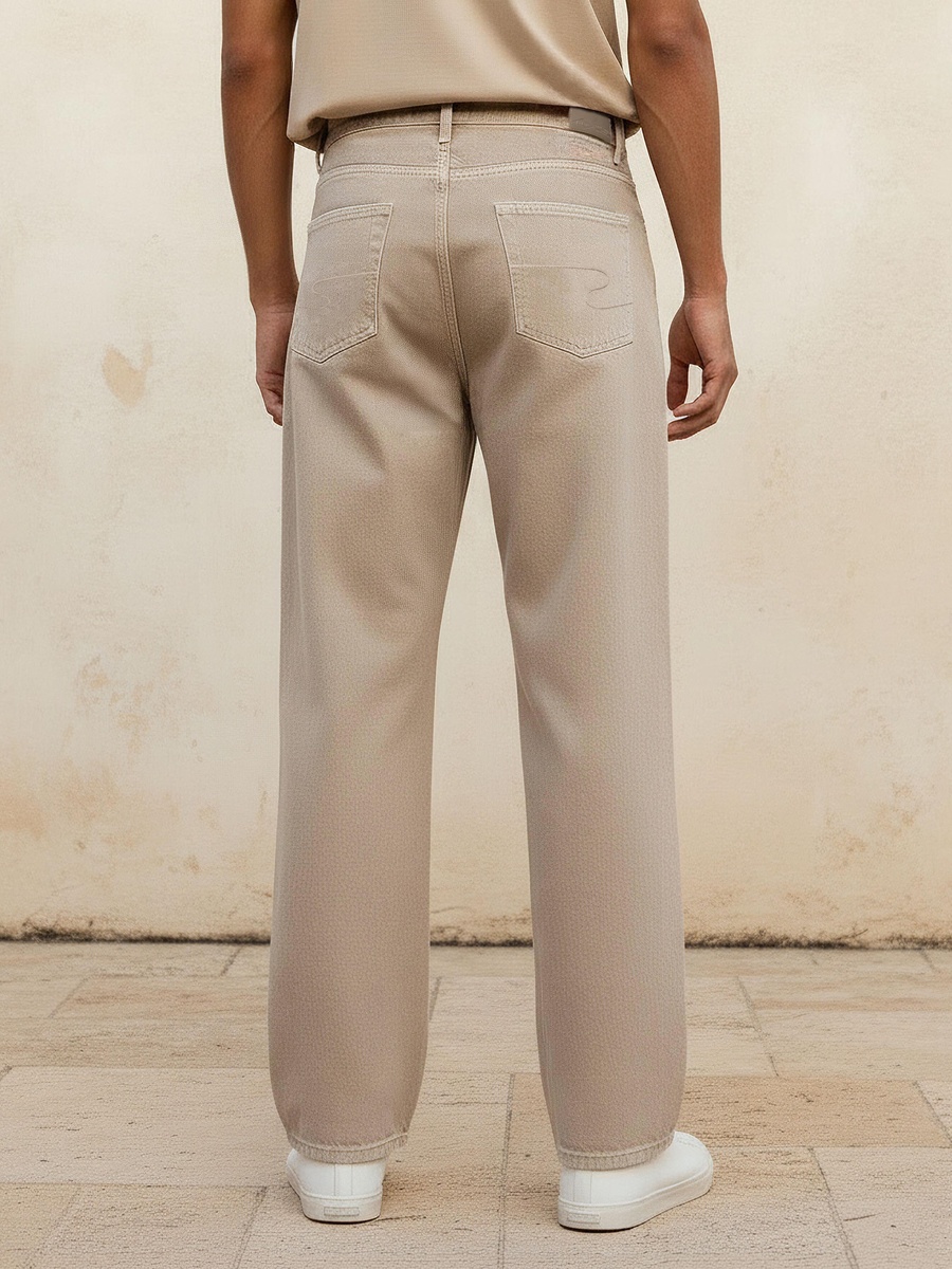 Men Straight Fit Mid-Rise Jeans