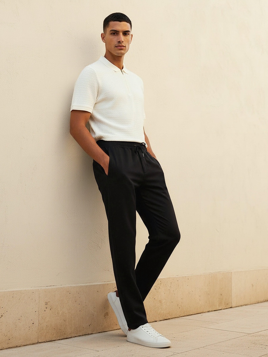 Men Regular Fit Trousers