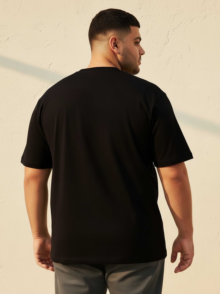 Men Regular Fit Round Neck Short Sleeves Printed T-Shirt