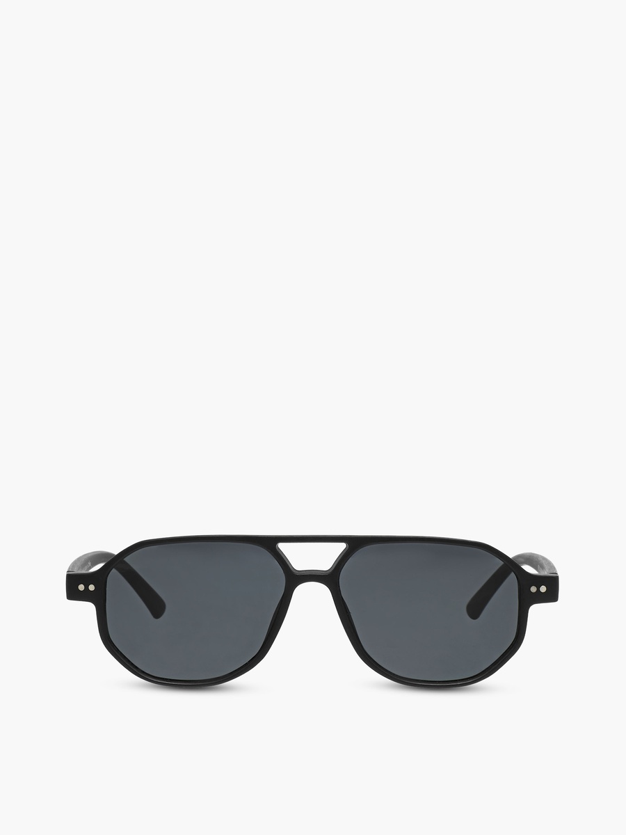 Men Solid Aviator Sunglasses