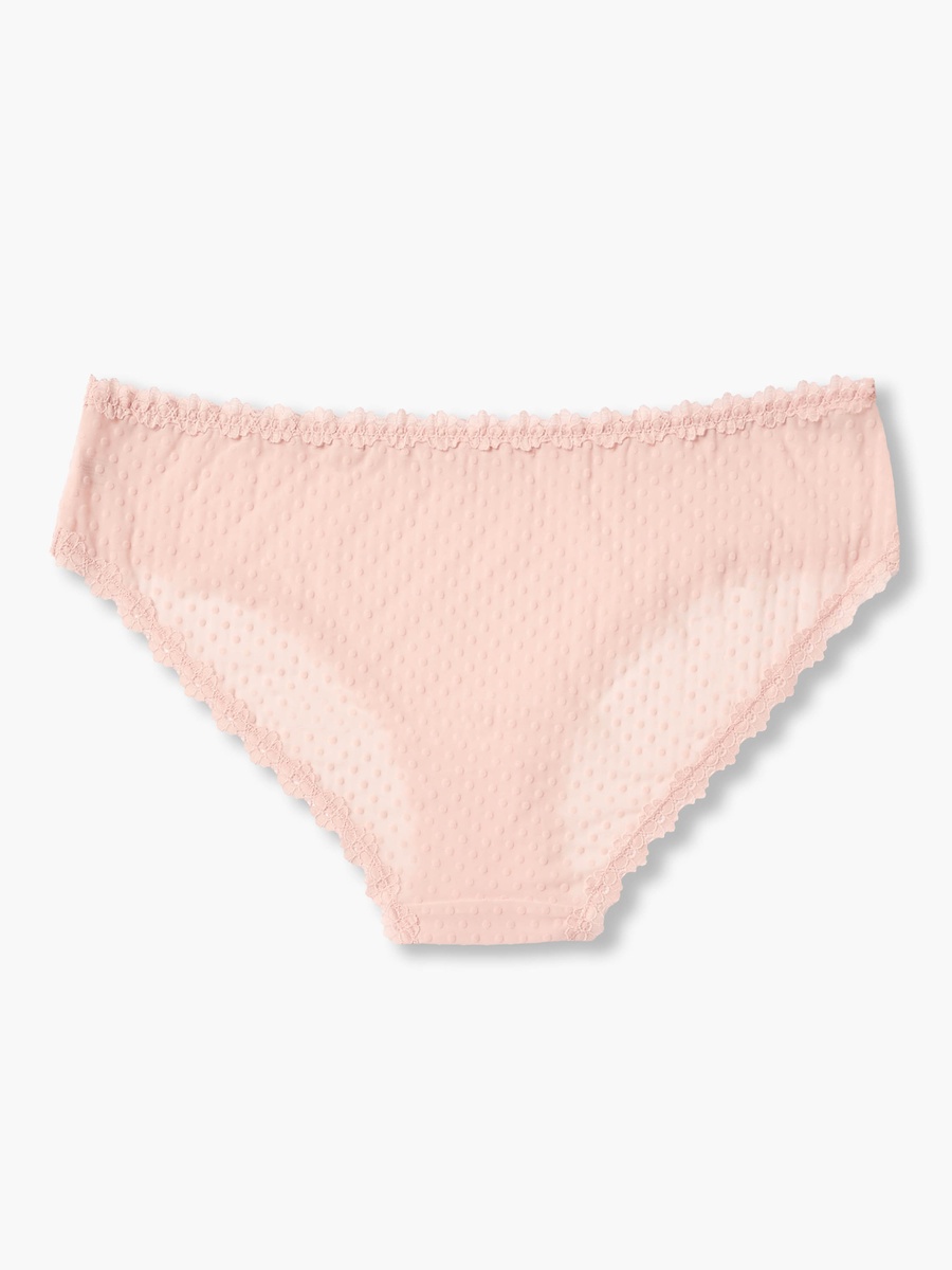 Mid Rise Polka Dot Print Bikini Briefs