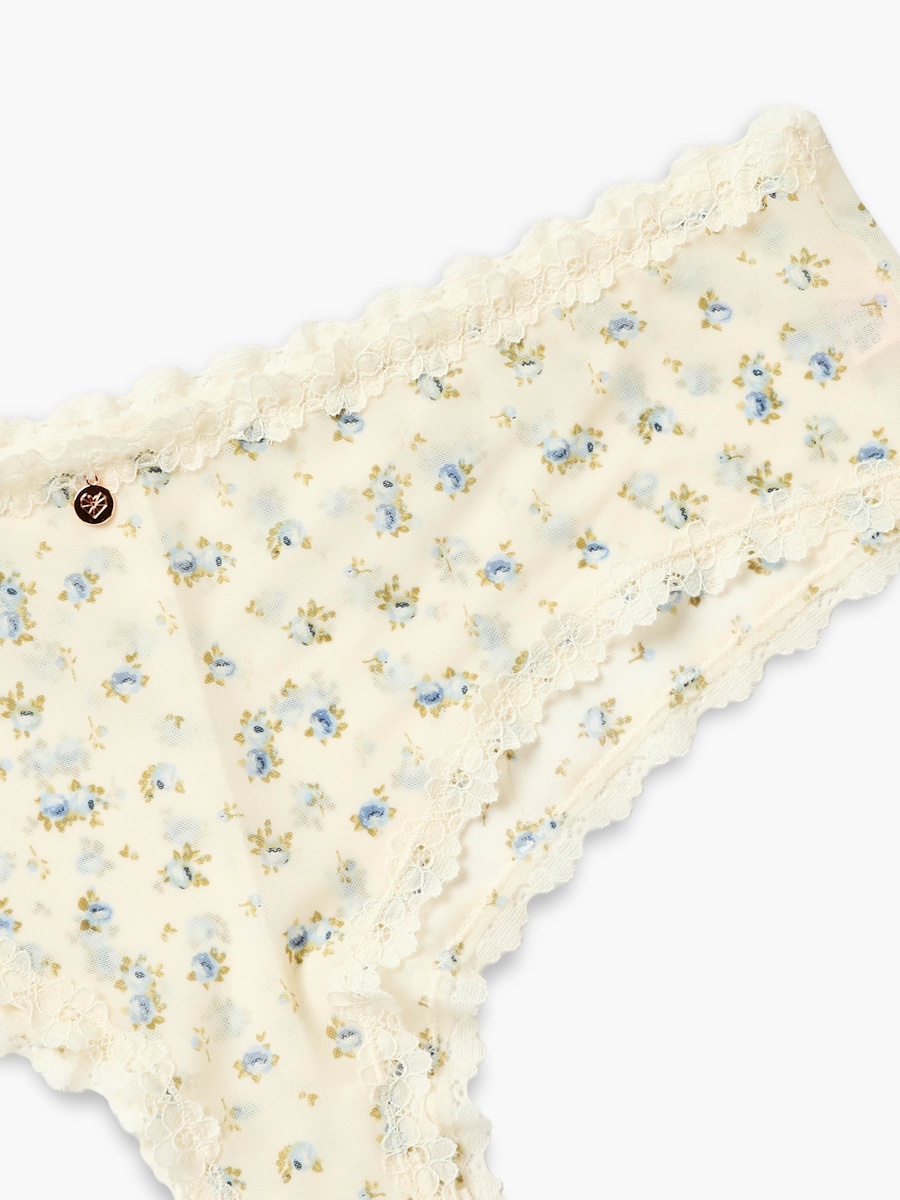 Mid Rise Floral Print Boyshorts