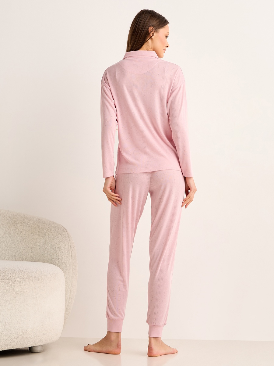 Pyjama Set with Polo T-Shirt and Joggers
