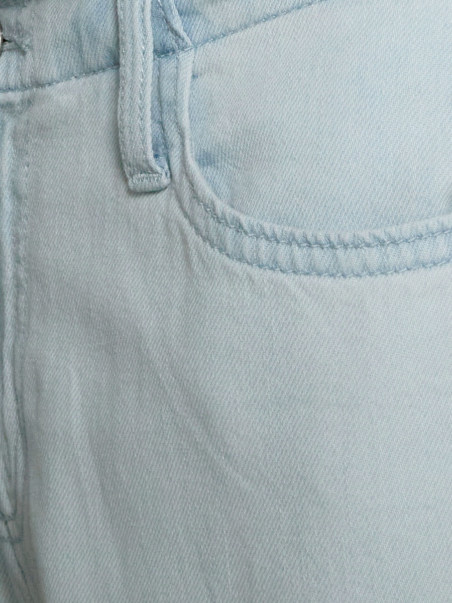 Wide Leg High-Rise Jeans with Elastic Waist