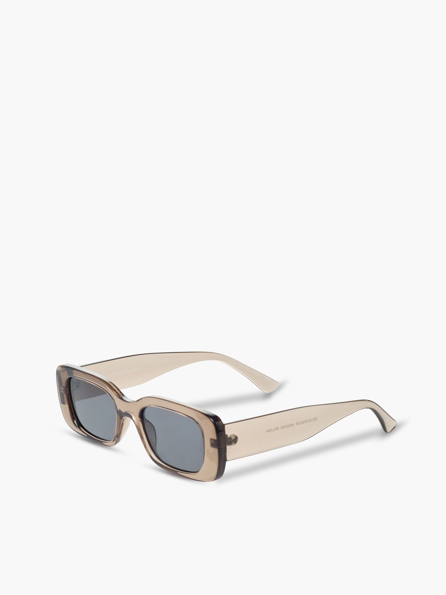 Men Wide Frame Rectangle Sunglasses