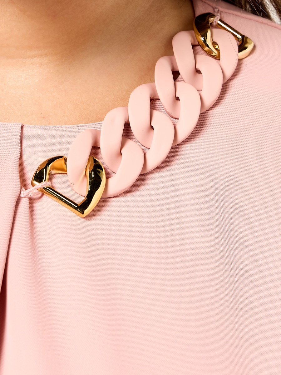 Top with Chain Accent