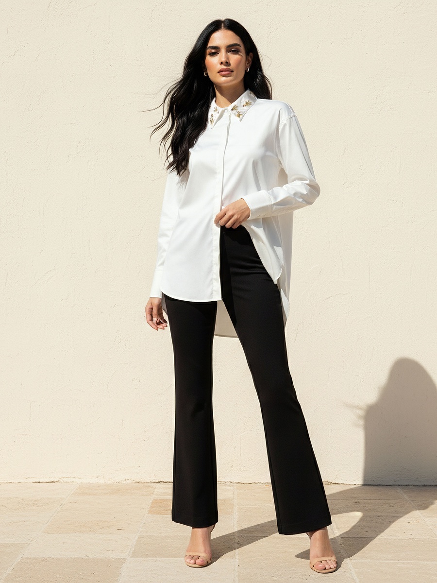 Shirt with Embellishment