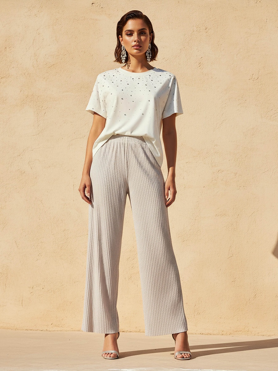 Relaxed Fit T-Shirt with Embellishment