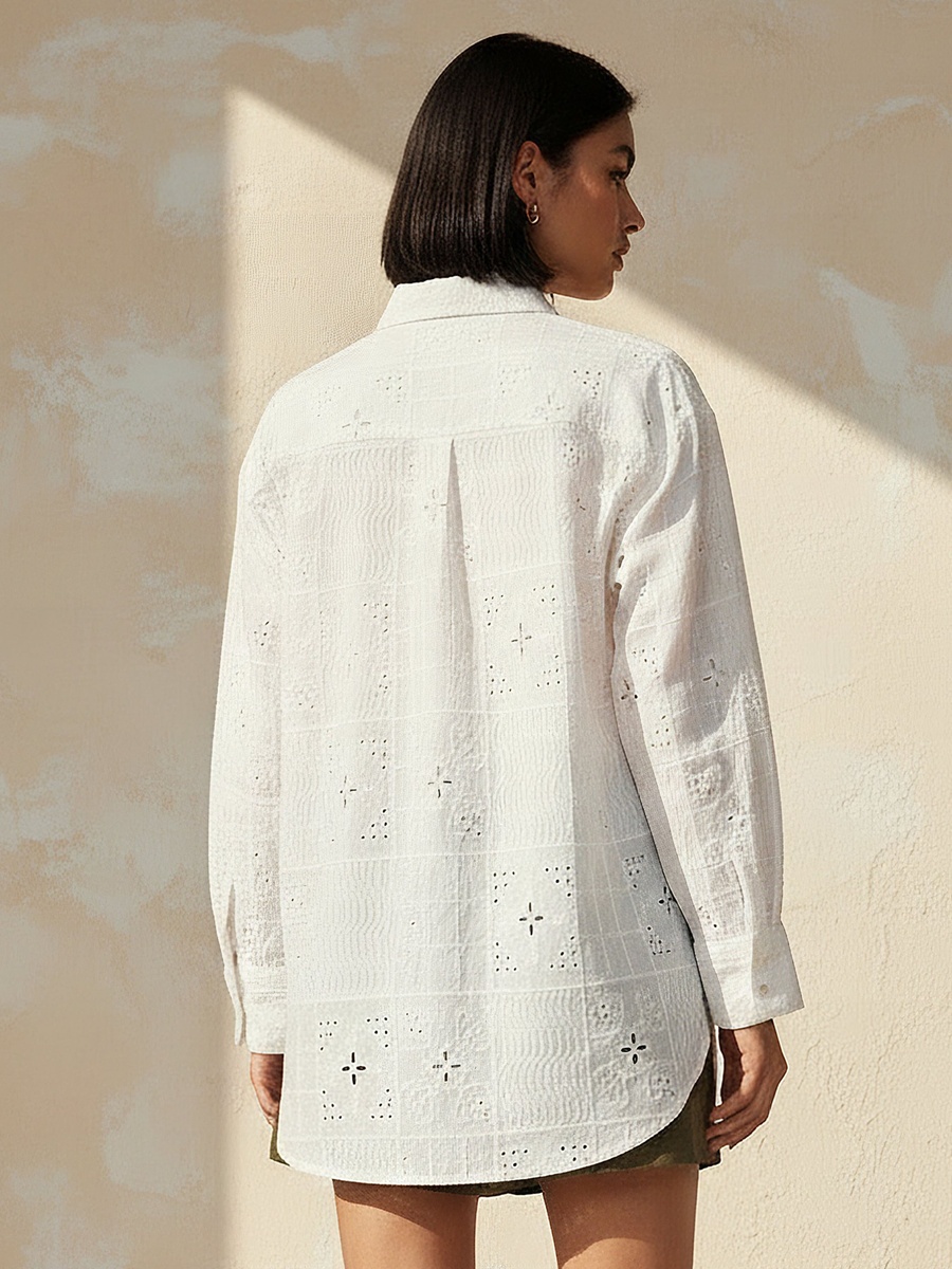 Shirt with Embroidery