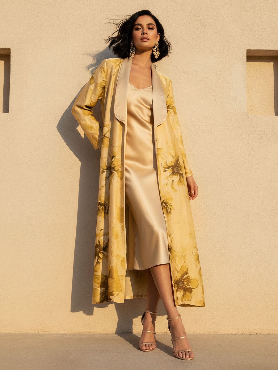 Viscose Longline Open Front Shrug