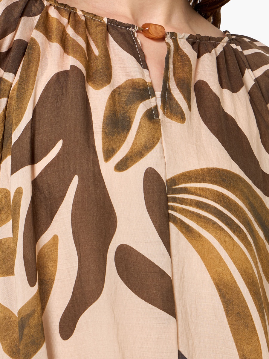 Tiered Dress with Print