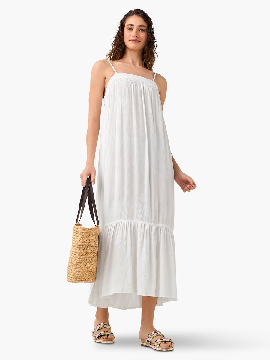 Women Textured Strappy Dress