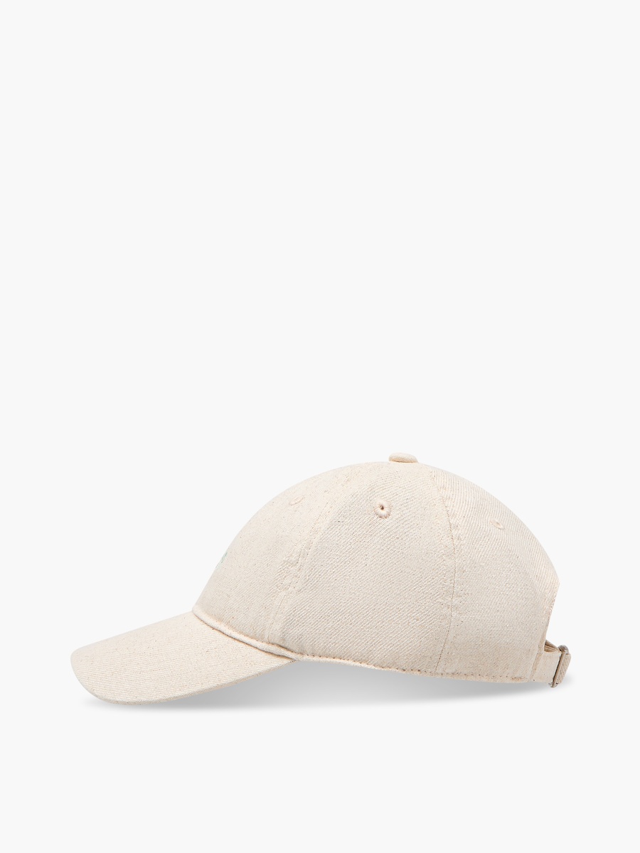 Cherry Embroidered Cap with Buckle Strap Closure