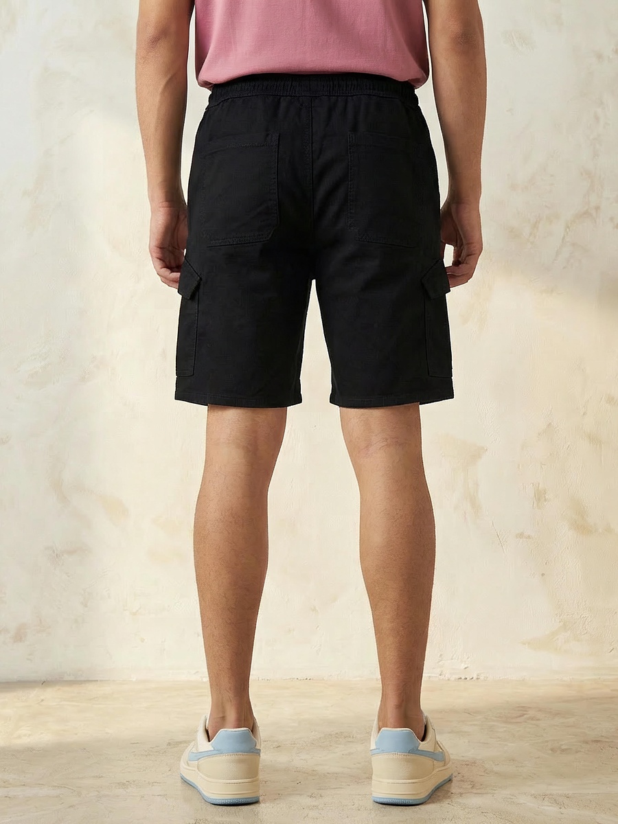 Men Regular Fit Cargo Shorts
