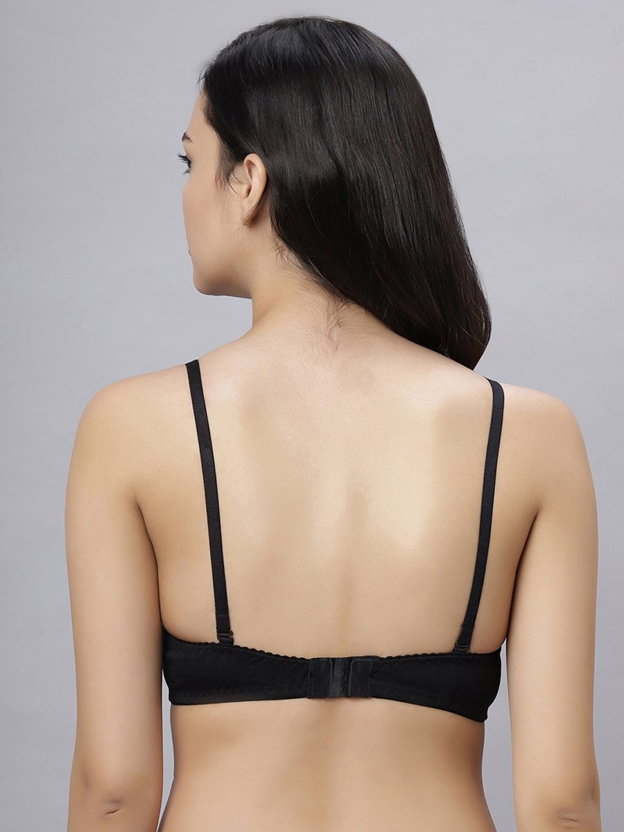 Pack of 2 - Non-Padded Non Wired Cotton Blend T-Shirt Bra
