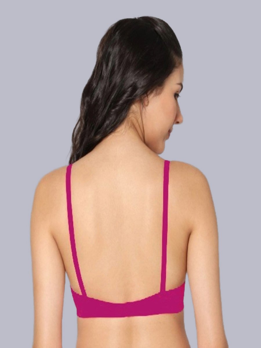 Pack of 2 - Non-Padded Non Wired Cotton Blend T-Shirt Bra